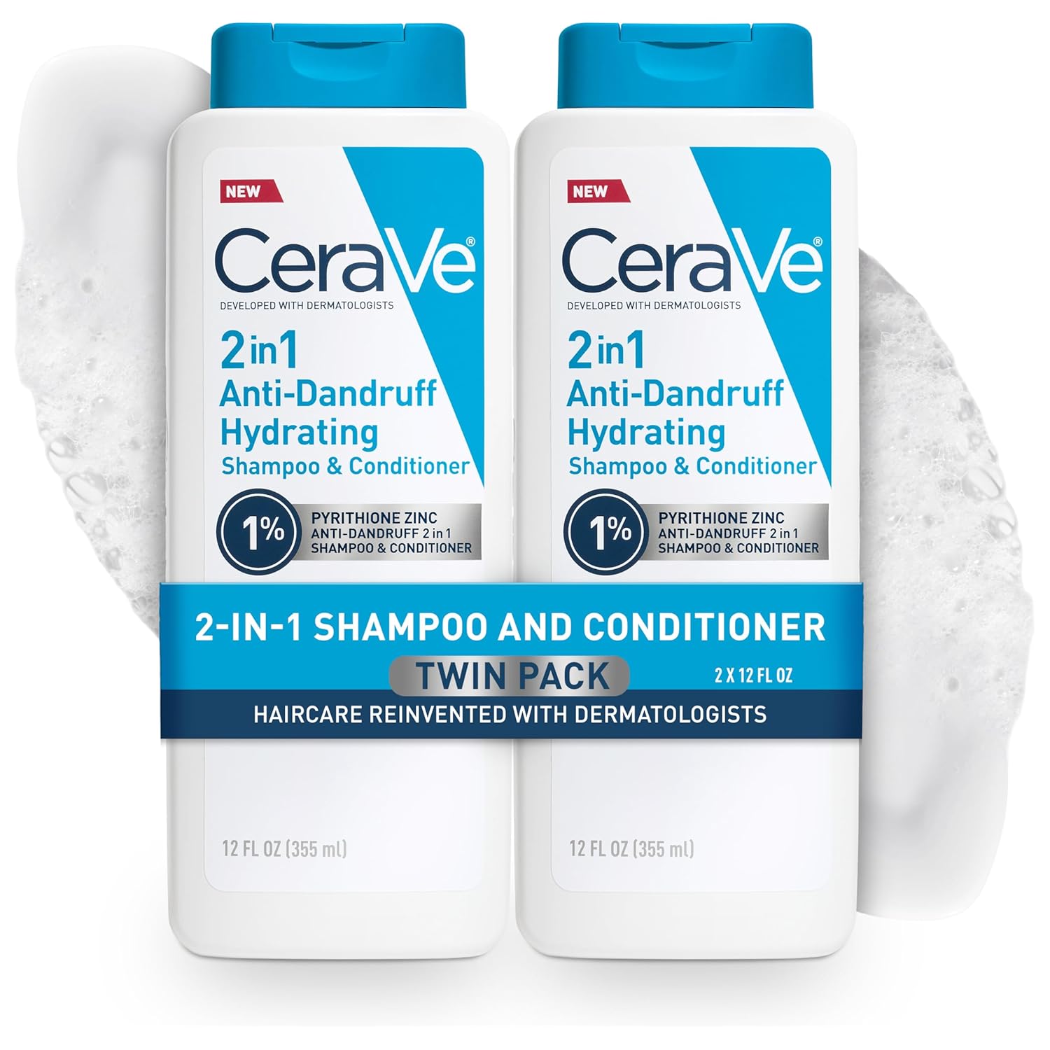CeraVe 2-in-1 Anti-Roos Hydraterende Shampoo & Conditioner