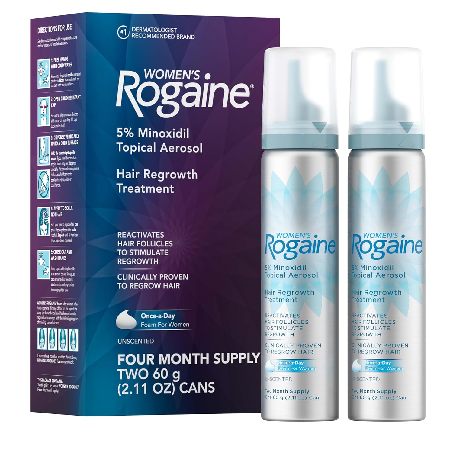 Rogaine 5% Foam voor Vrouwen