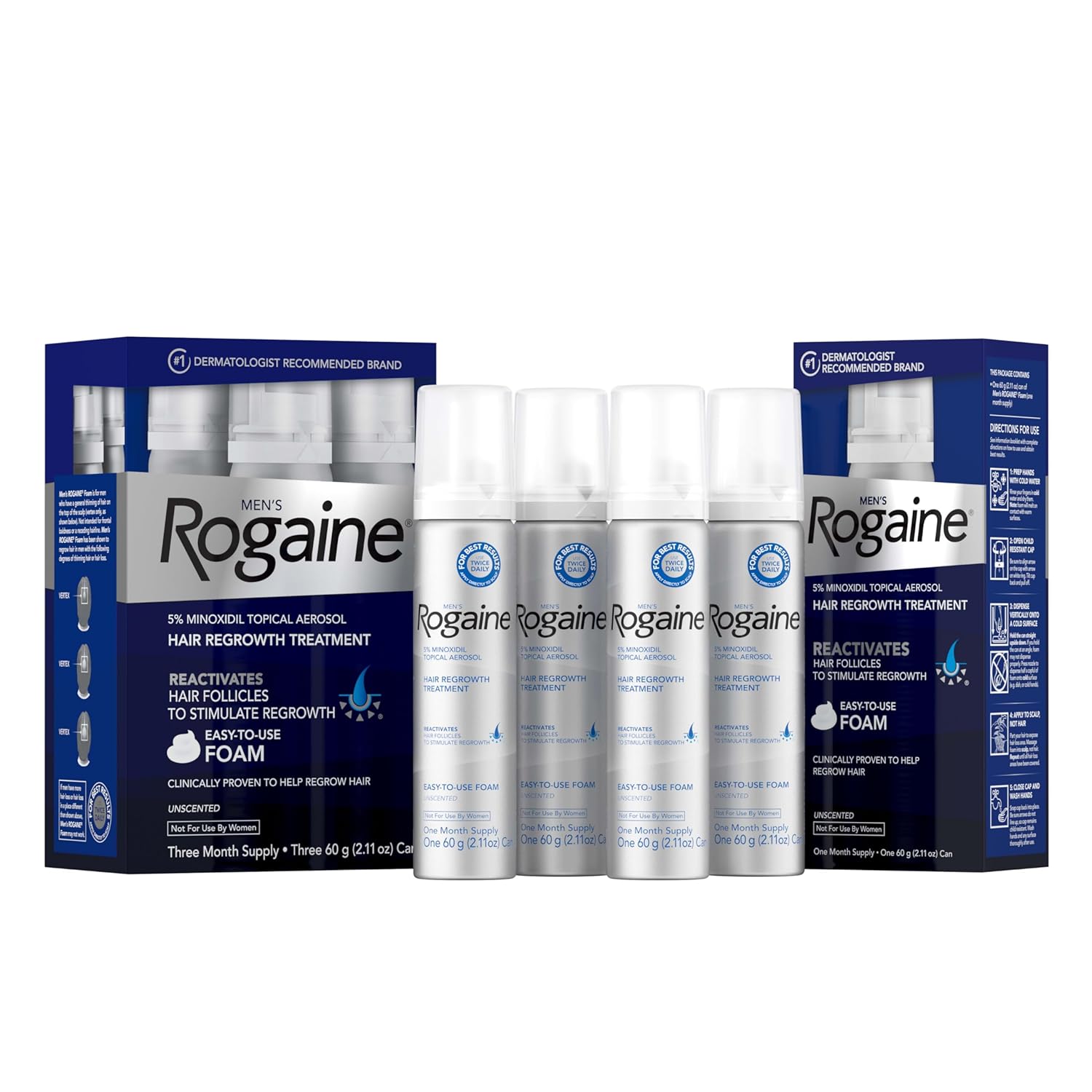 Rogaine 5% Foam voor Mannen