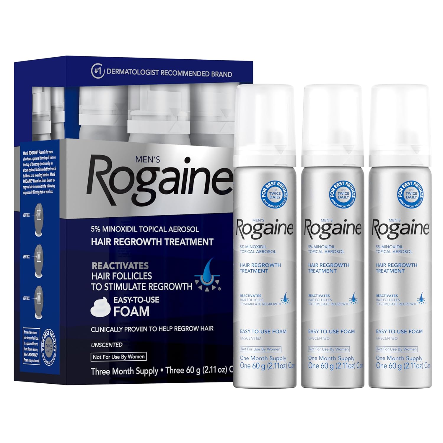 Rogaine 5% Foam voor Mannen
