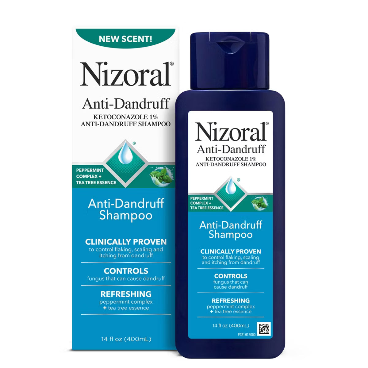 Nizoral Anti-Roos Shampoo Peppermint Complex & Tea Tree Essence